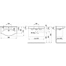 Раковина подвесная LAUFEN PALACE NEW 90 8.1170.2.000.104.1