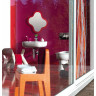 Зеркало LAUFEN FLORAKIDS рамка красная 4.6160.1.003.469.1